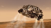 The Rover and Descent Stage for NASA's Mars Science Laboratory Spacecraft Fine Art Print