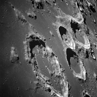 Oblique view of the Lunar Surface Fine Art Print
