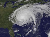 Satellite View of Hurricane Irene Fine Art Print