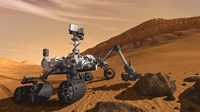 NASA's Mars Science Laboratory Curiosity rover Fine Art Print