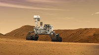 Mars Science Laboratory Curiosity rover Fine Art Print