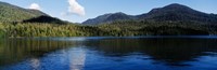 Lake with mountains, Morse Basin, Prince Rupert, British Columbia Fine Art Print