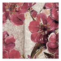 Marsala Floral Framed Print