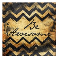 Be Awesome 2 Framed Print