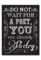 You Are Poetry 2 Framed Print