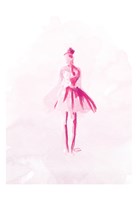 Pink Ballerina Framed Print