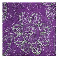 Purple Floral by Pam Varacek - 13" x 13" - $12.99