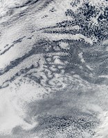 Satellite View of Pacific Ocean Fine Art Print