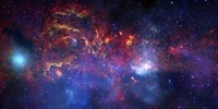 The central Region of the Milky Way Galaxy Fine Art Print