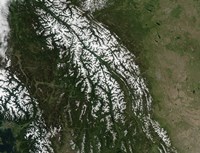 View of the Rocky Mountains Fine Art Print