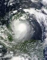 Tropical Storm Karl over the Yucatan Peninsula Fine Art Print
