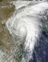 Tropical Storm Hermine over Texas Fine Art Print