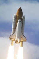 Space Shuttle Atlantis Lifts Off from Kennedy Space Center Fine Art Print