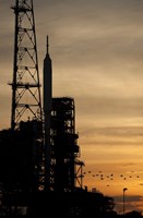 The Ares I-X rocket is seen on the Launch Pad - various sizes, FulcrumGallery.com brand