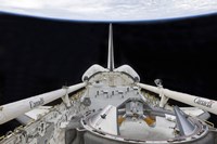 A partial view of Space Shuttle Endeavour's Payload Bay Fine Art Print