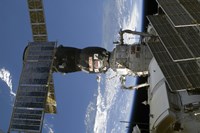 Russia's Progress 35P is Docked to the Pirs Docking Compartment Fine Art Print