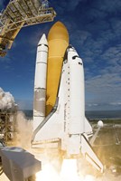 Space Shuttle Atlantis Lifts off from  Space Center, Florida Fine Art Print