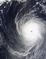 Super Typhoon Melor Hovers over the Pacific Ocean Fine Art Print