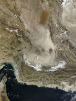 Dust Storm in Iran Fine Art Print