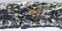 Detailed Satellite view of Earth Fine Art Print