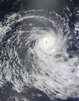 Cyclone Anja over the Southern Indian Ocean Fine Art Print