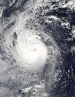 Typhoon Mirinae Heading West toward the Philippines Fine Art Print