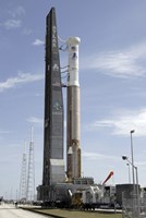 The Atlas V/Centaur arrives on the Launch Complex Fine Art Print