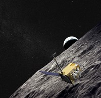 Artist Concept of the Lunar Reconnaissance Orbiter Fine Art Print