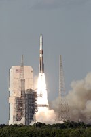 A Delta IV Rocket lfits off from its Launch Complex Fine Art Print