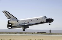 Space Shuttle Atlantis prepares for Landing Fine Art Print