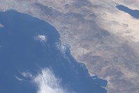 Part of Southern California as seen from Space Fine Art Print