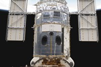 A Portion of the Hubble Space Telescope Locked down in the Cargo Bay of Space Shuttle Atlantis Fine Art Print