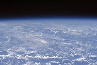 An Oblique Horizon view of the Earth's Atmosphere Fine Art Print