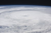 Hurricane Bill in the Atlantic Ocean - various sizes