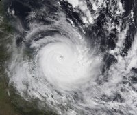 Severe Tropical Cyclone Hamish in the South Pacific Ocean Fine Art Print
