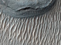 Ius Chasma, a Large Canyon on Mars in the Western region of Valles Marineris Fine Art Print