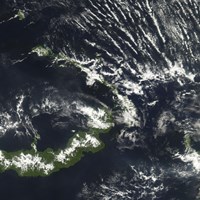 Rabaul Volcano on the Island of Papua New Guinea Fine Art Print