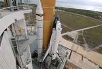 Space Shuttle Atlantis on the Launch Pad Fine Art Print