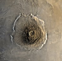 The Largest Known Volcano in the Solar System, Olympus Mons Fine Art Print