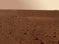 The Rocky Surface of Mars Fine Art Print