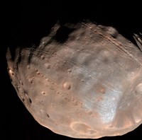 Mars Moon Phobos Fine Art Print