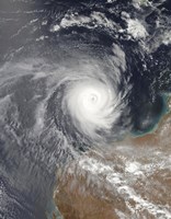Tropical Cyclone Billy Off Australia - various sizes