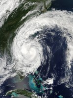 Tropical Storm Hanna over the East Coast - various sizes
