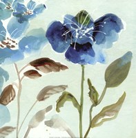 Blue Garden I by Gayle Kabaker - 12" x 12"