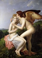 Psyche Receiving the First Kiss of Cupid, 1798 by Francois Gerard, 1798 - various sizes