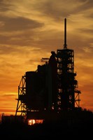 Space Shuttle Atlantis on the Launch Pad Fine Art Print