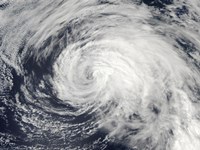 Tropical Storm Ele in the Central Pacific Fine Art Print