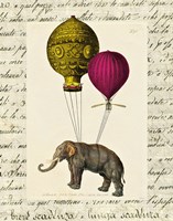 Elephant Ride II Framed Print