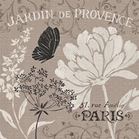 French Linen Garden III Framed Print