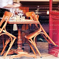 Paris Cafe Letter Fine Art Print